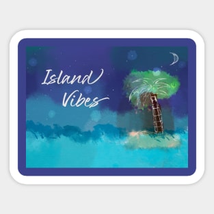 Island vibes Sticker